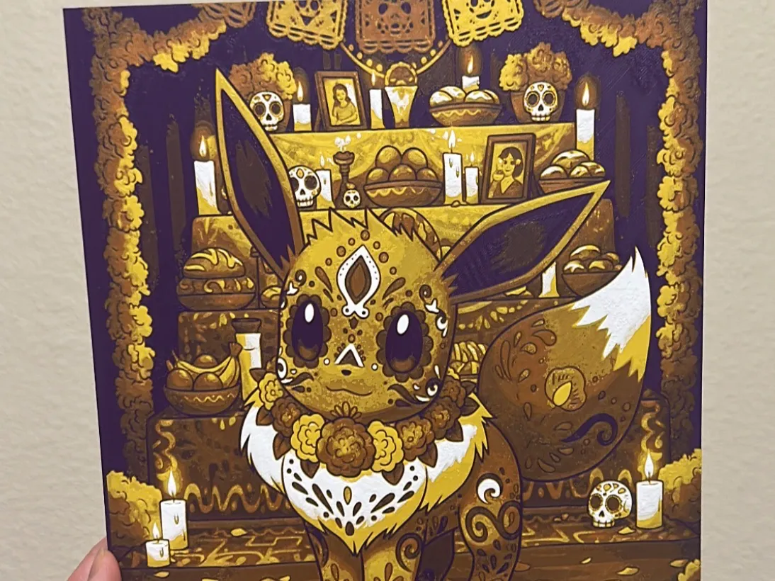 Eevee day of the dead