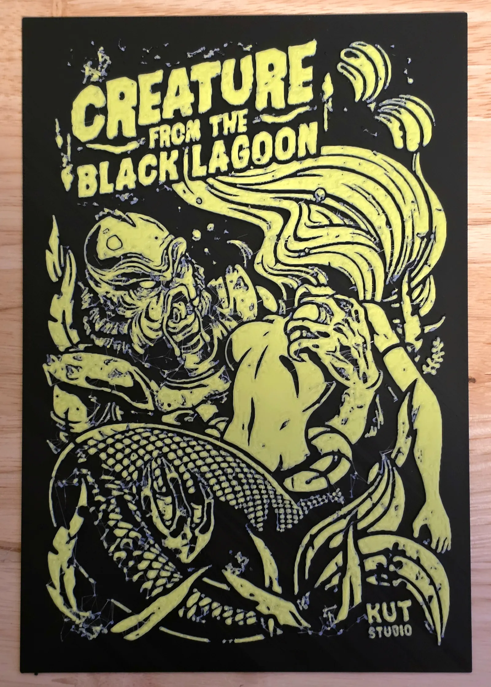 Creature from the Black Lagoon Poster Hueforge
