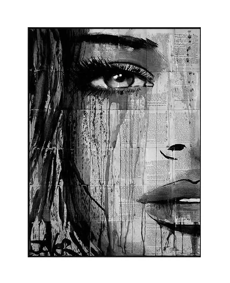 Woman in tears Hueforge