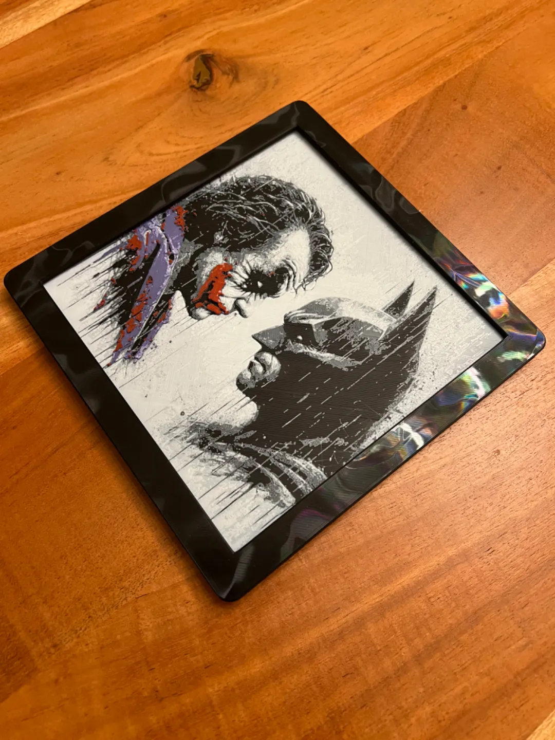 Batman Vs Joker in the Rain(Multi-Color)