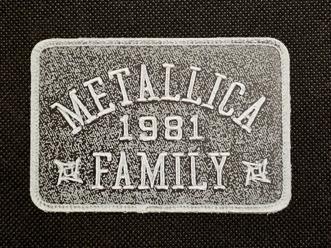 Metallica Family 1981 Heavy Metal 3D Patch