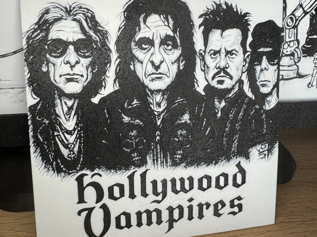 Hue Forge Karikatur Hollywood Vampires