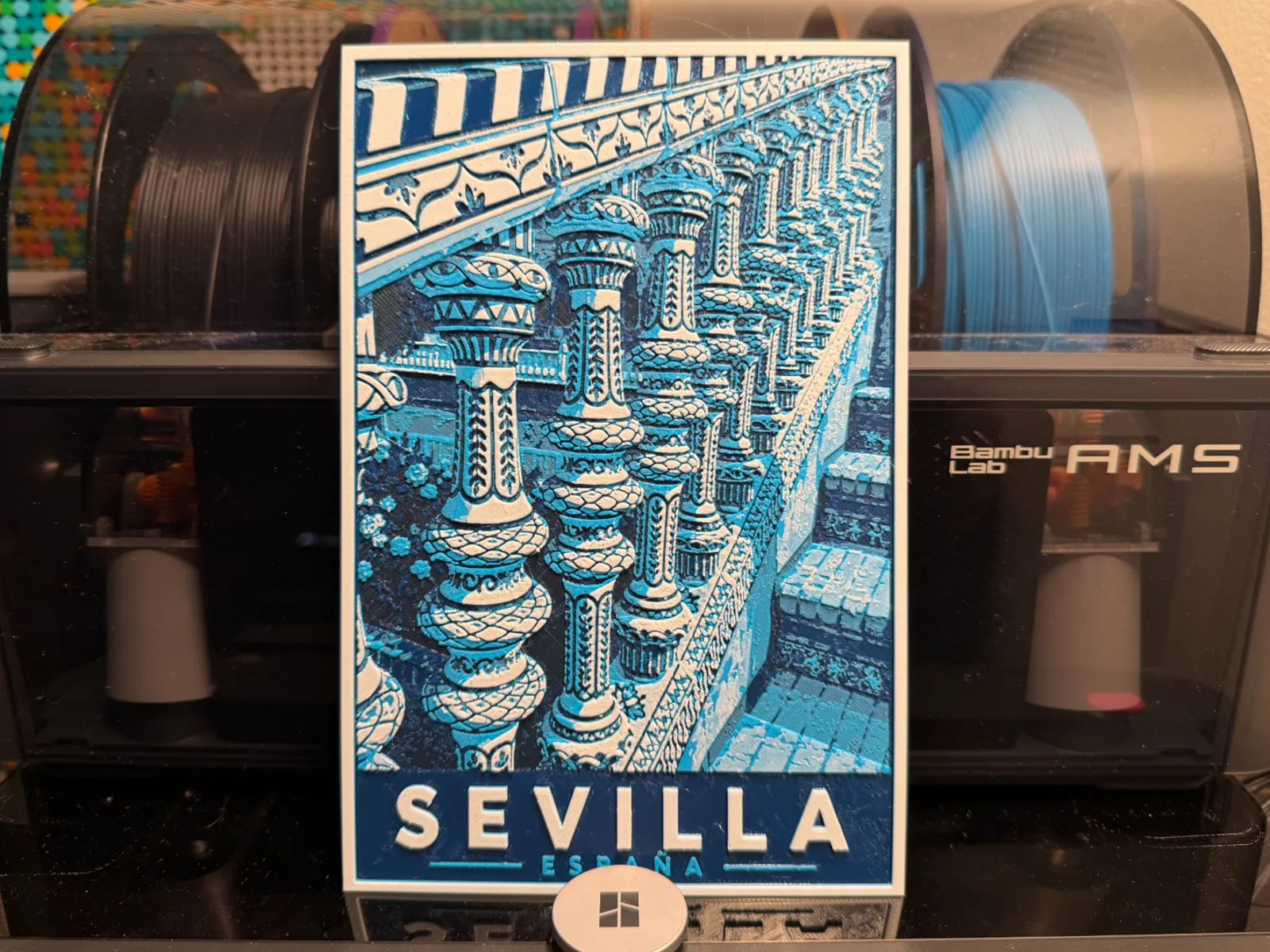 Seville Spain HueForge Postcard