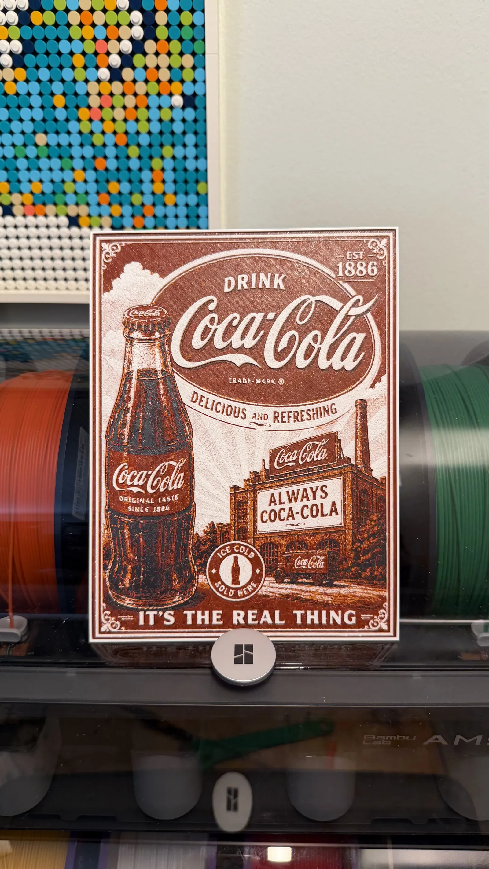 CocaCola Poster Style HueForge