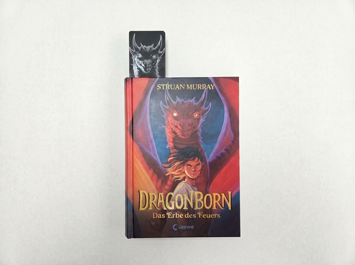 Dragenborn Lesezeichen HueForge Chroma monochrome