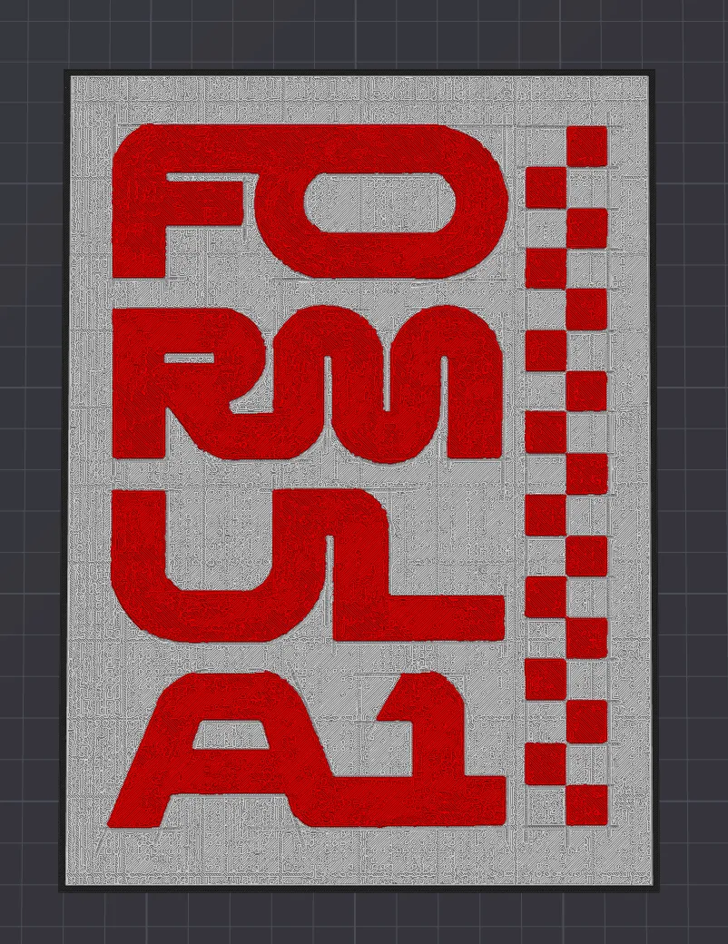 Formula 1 Hueforge