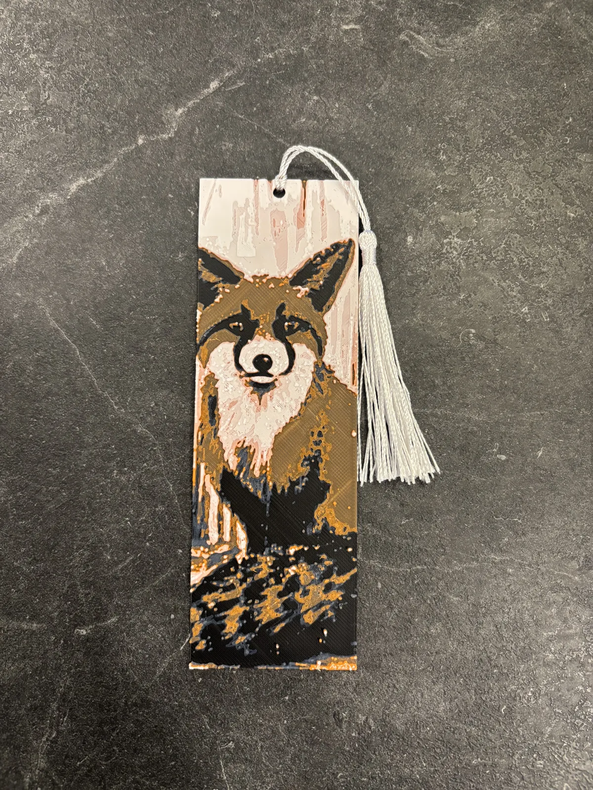Fox In Snow Hueforge Bookmark