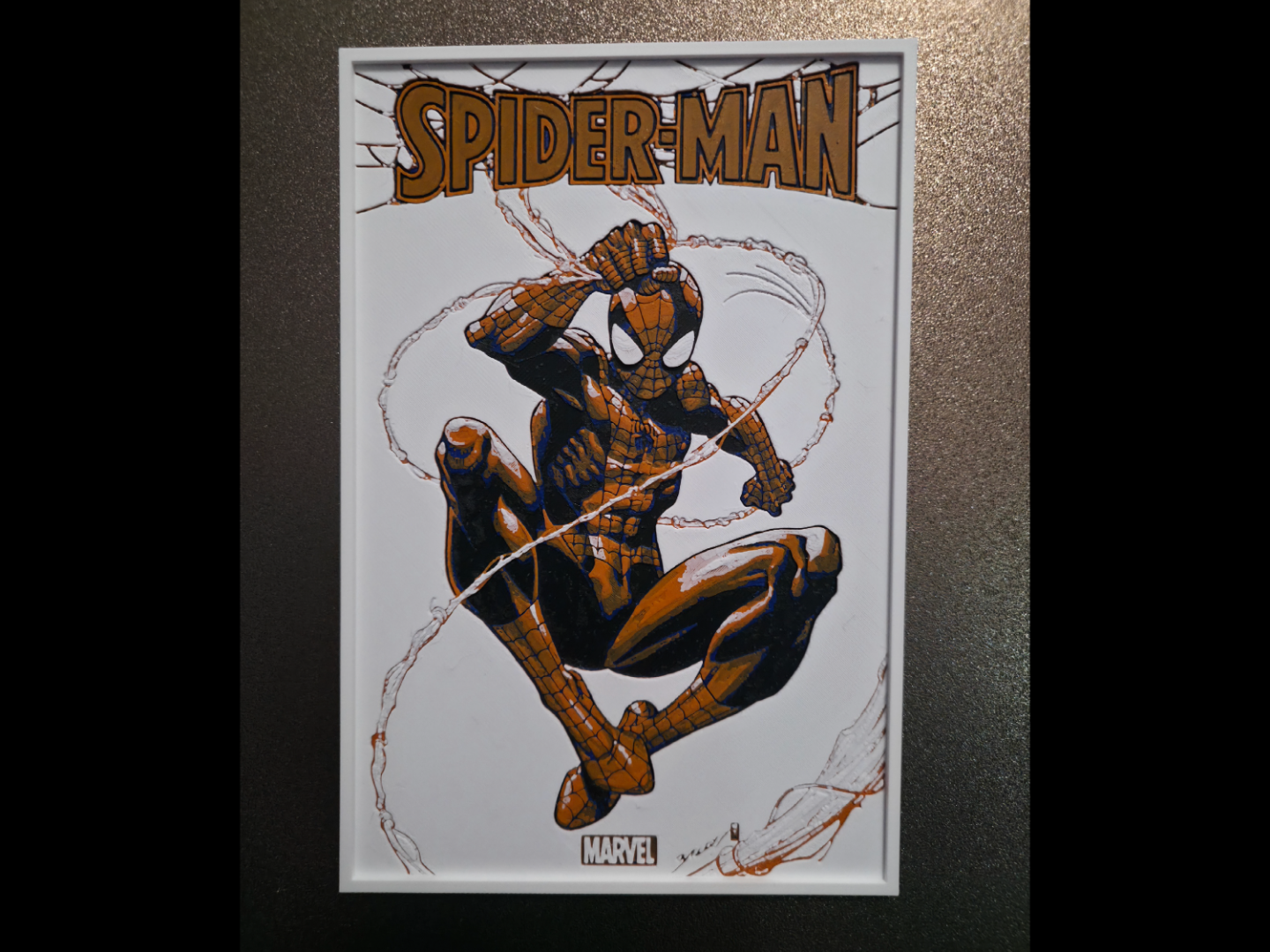 Spider-Man Hueforge