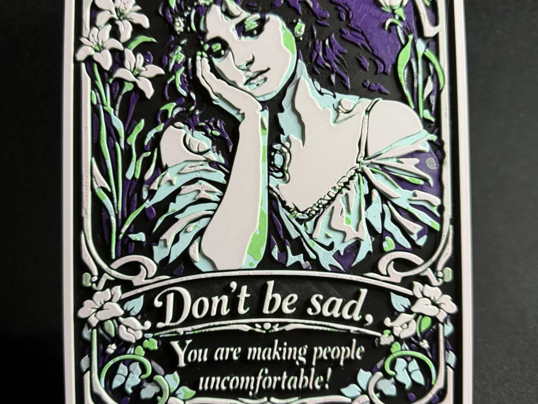 Don't be Sad, You are Making People Uncomfortable