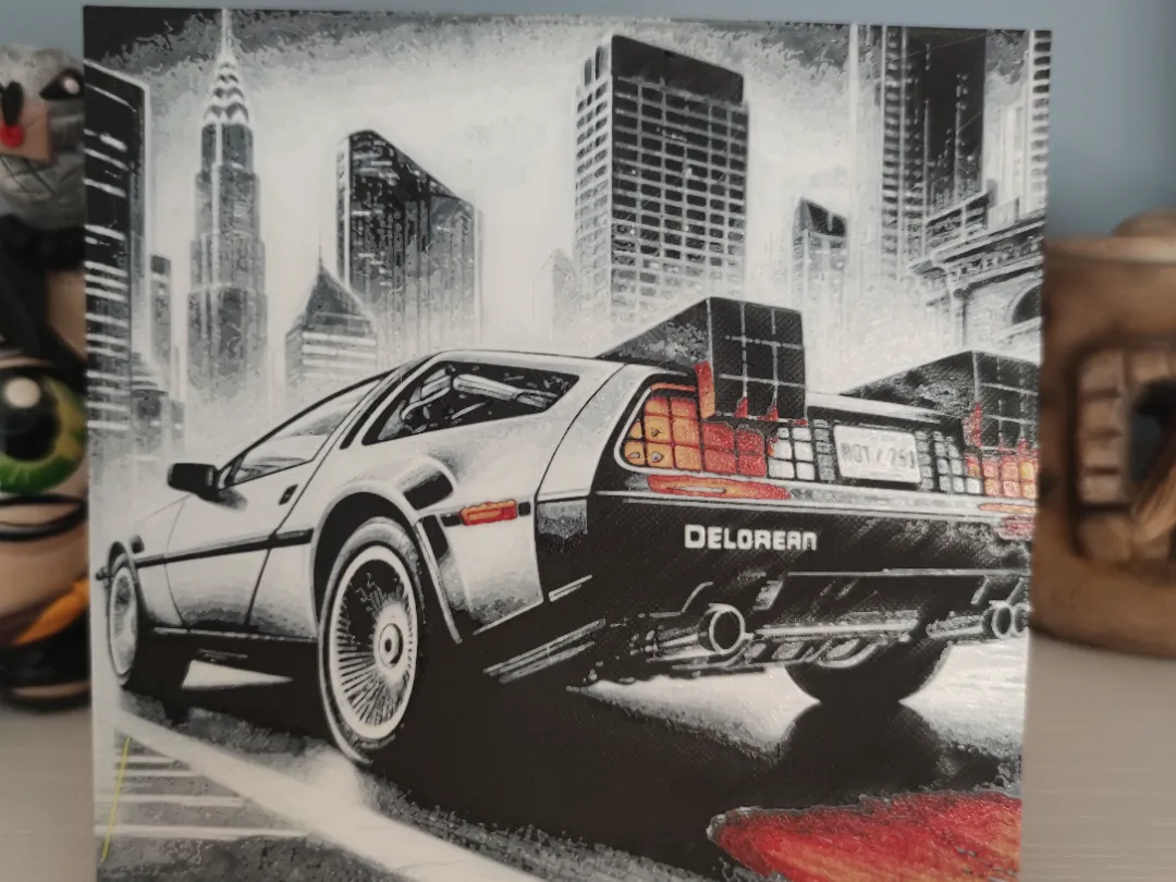 Hueforge delorean