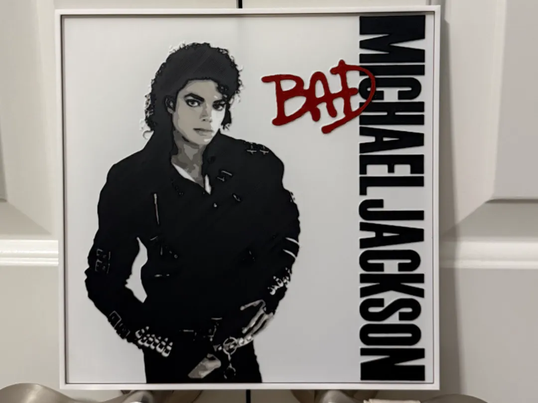 Michael Jackson Bad Album Cover Hueforge