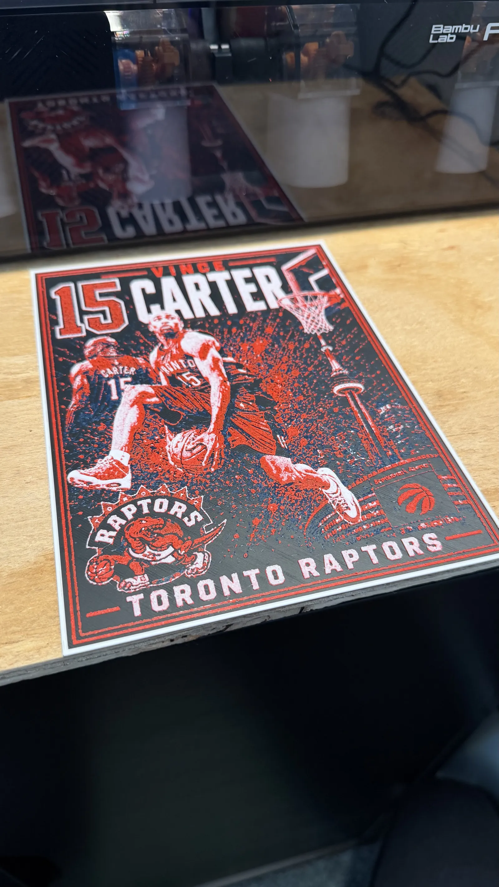 Vince Carter Dunk Poster HueForge
