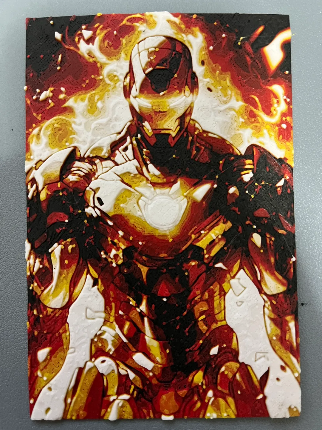 تابلو دیواری «Iron man HueForge»