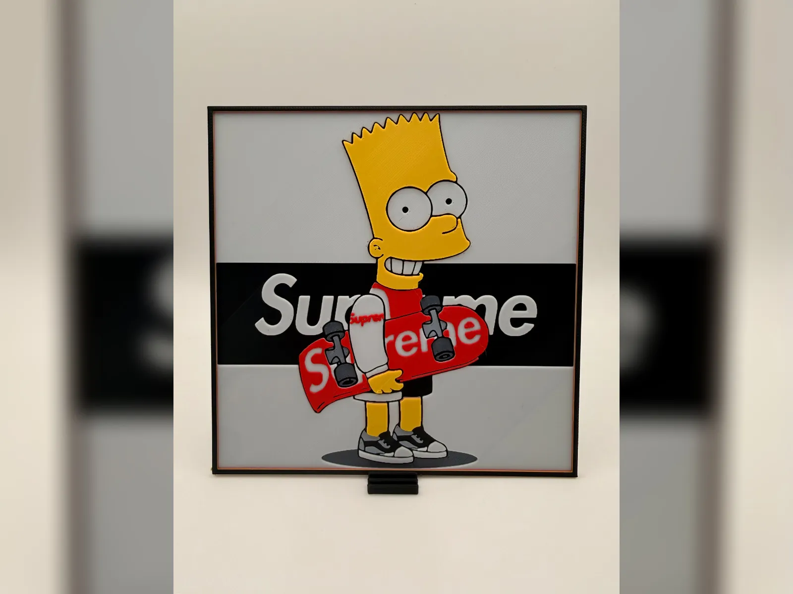 Bart Simpson Supreme HueForge Print