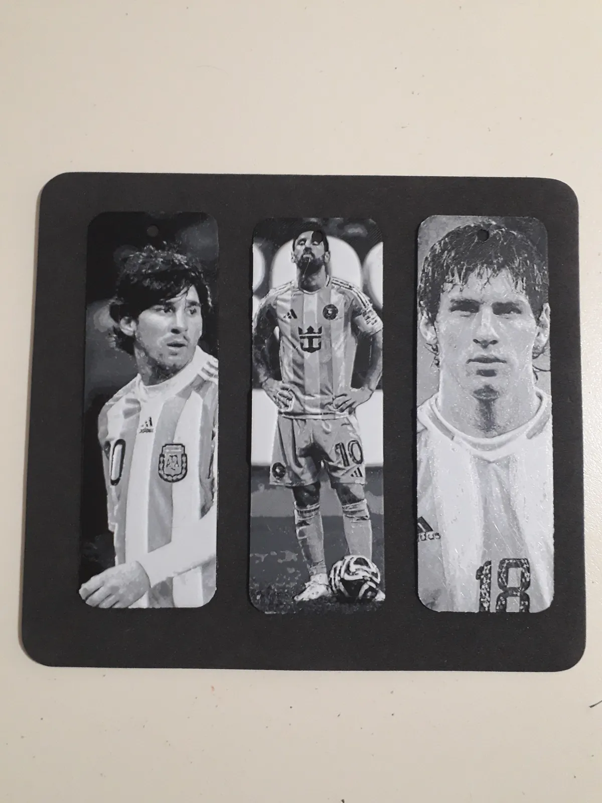 Lionel Messi bookmarks (set of 3)