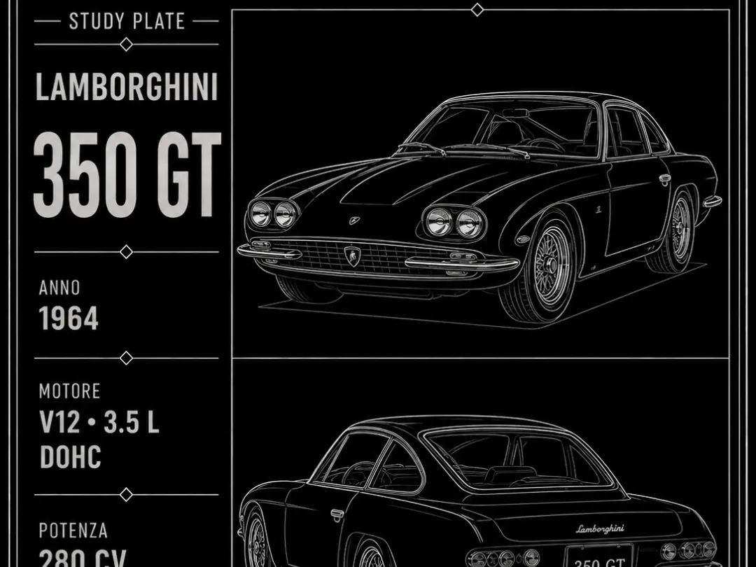 STUDY AUTO N.01 – Lamborghini 350 GT