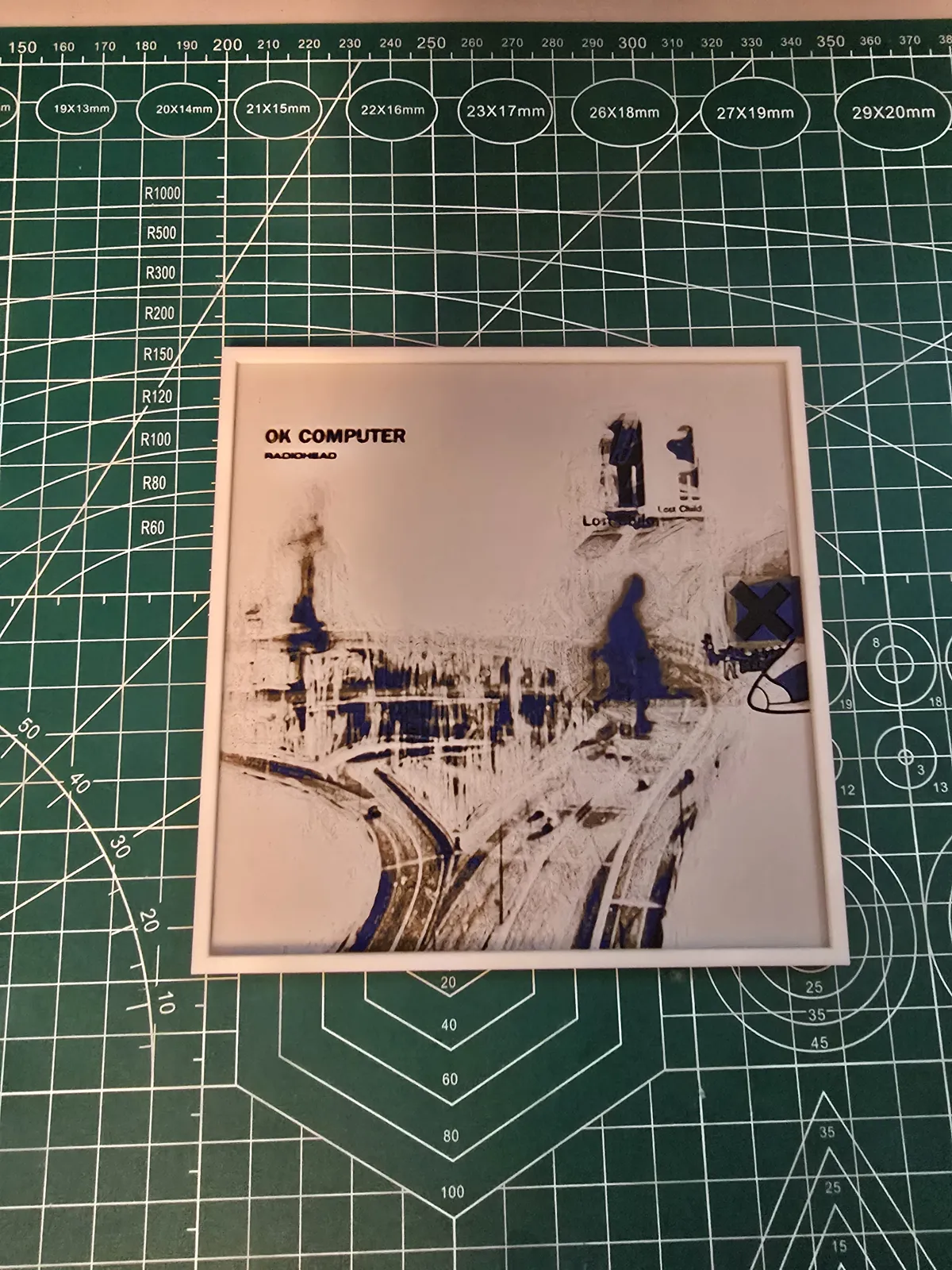 Radiohead "OK Computer" Album - Hueforge Art
