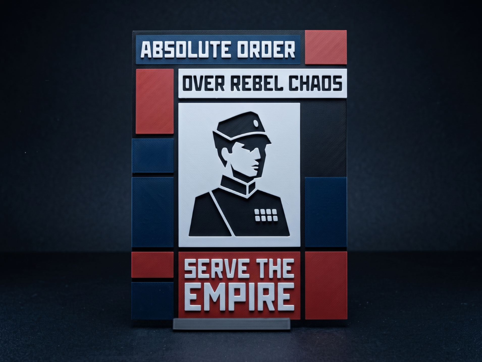 Stop Rebel Chaos - Hueforge Wall Art