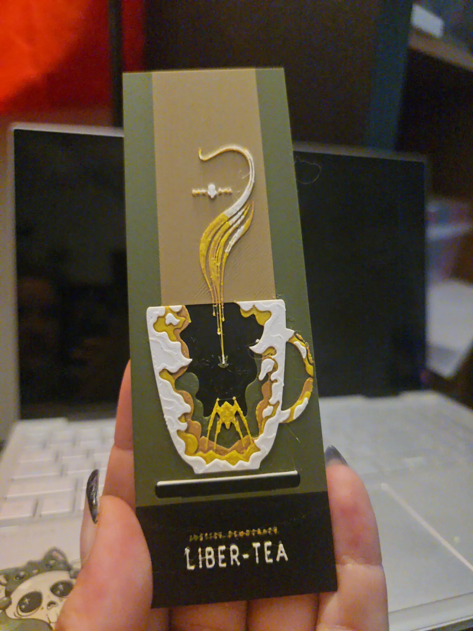 Liber-Tea Bookmark