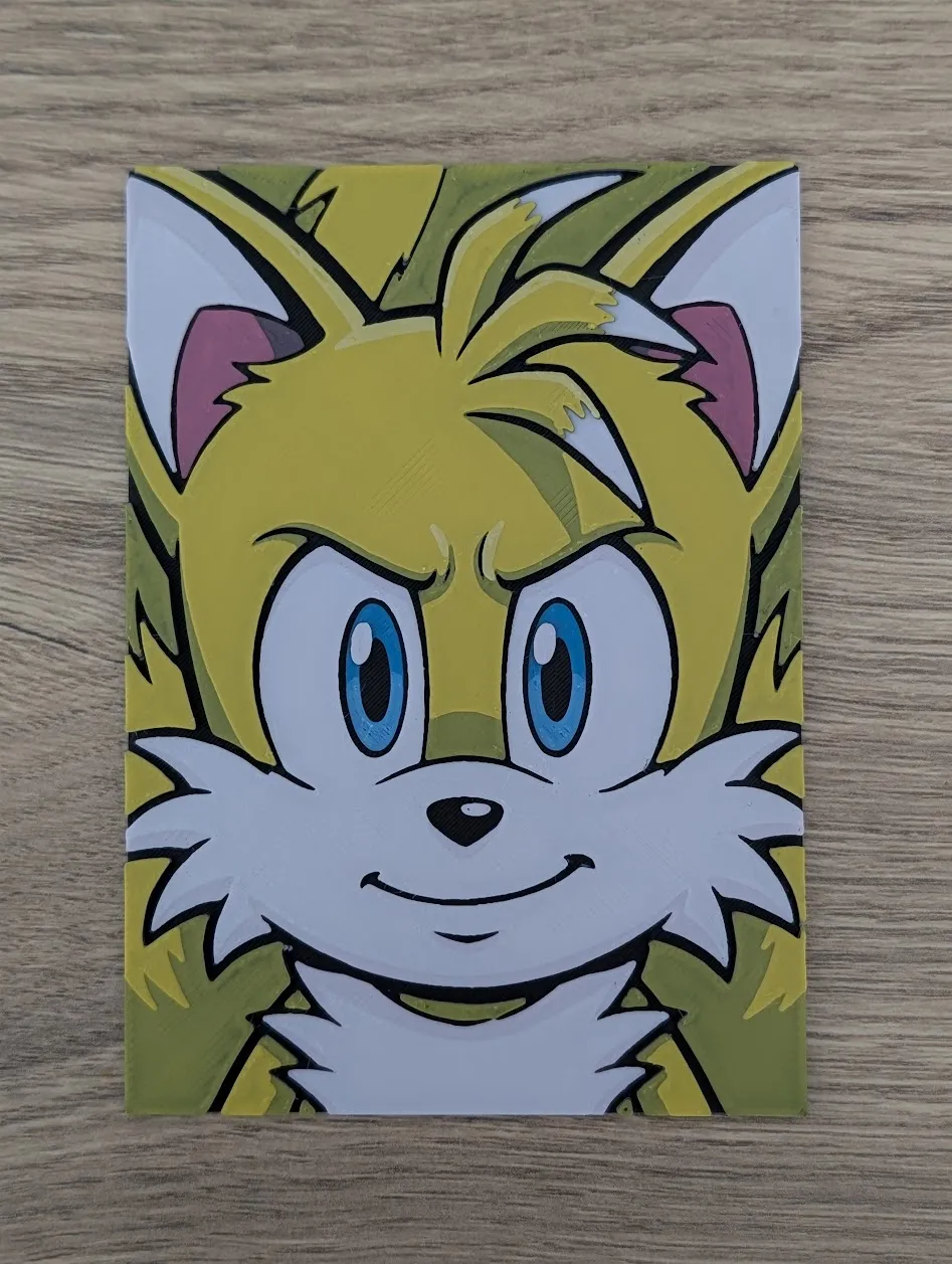 Sonic, Tails & Knuckles Hueforge & Frame