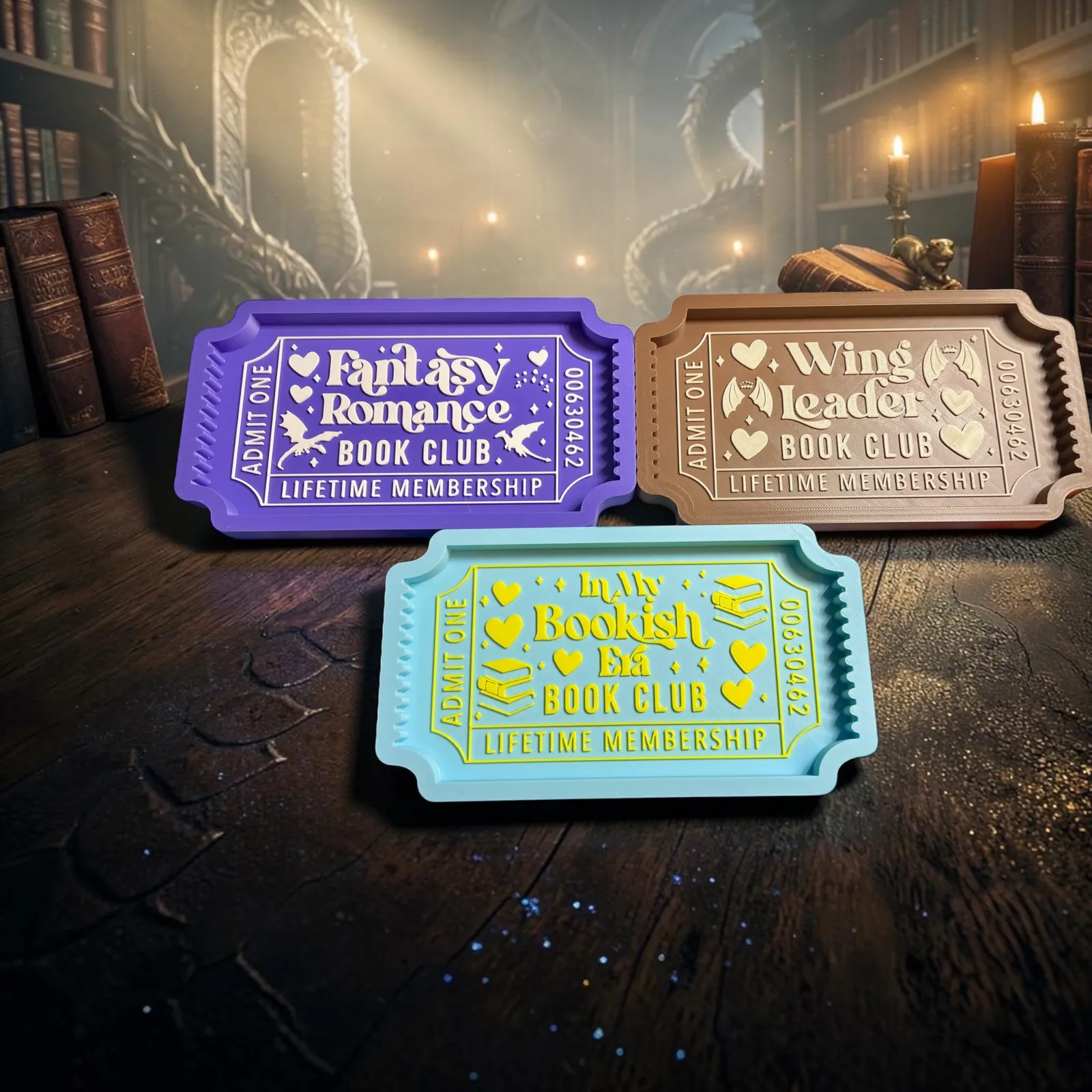 Bookish Era Trinket Tray