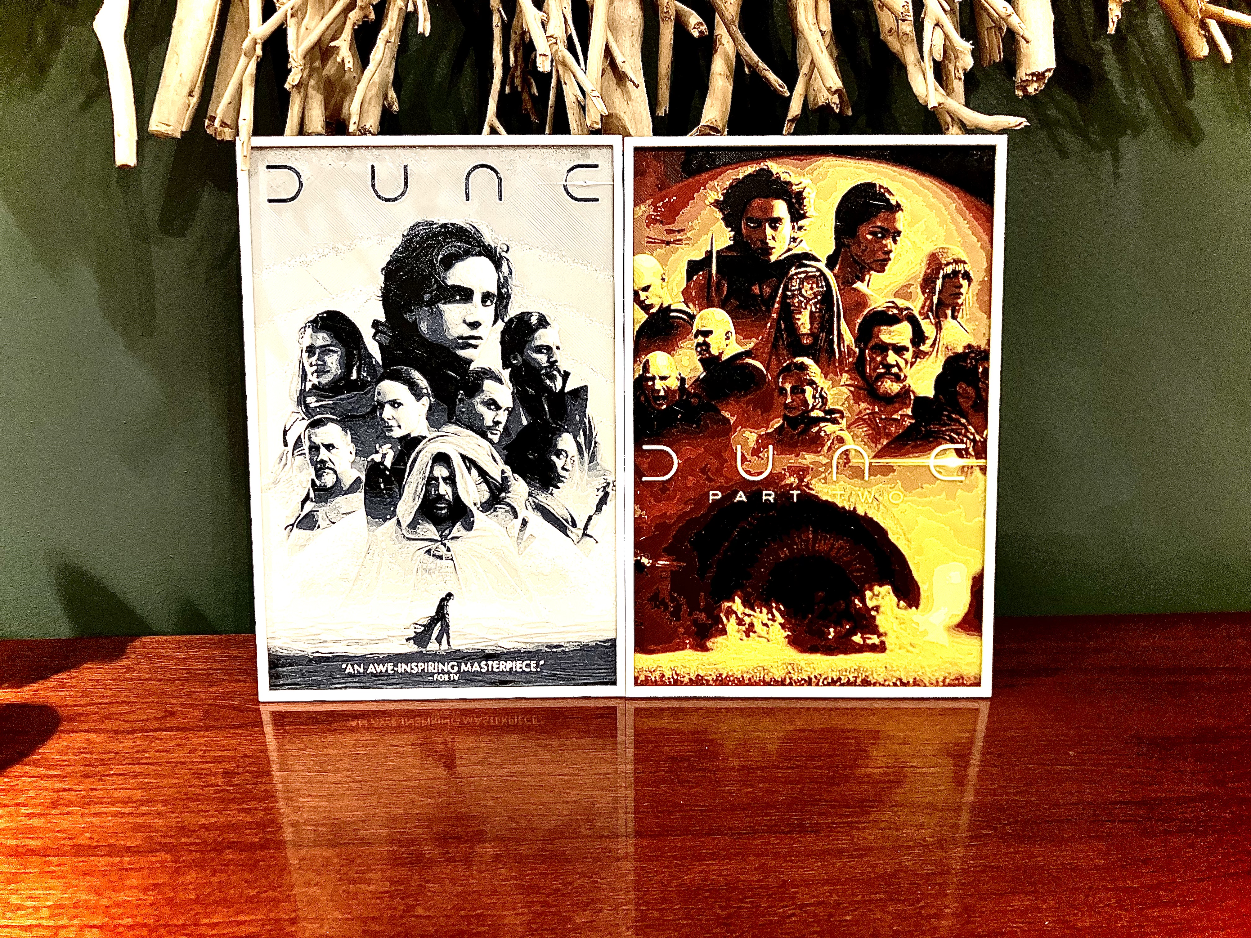Dune: Part 1 Movie Cover HueForge