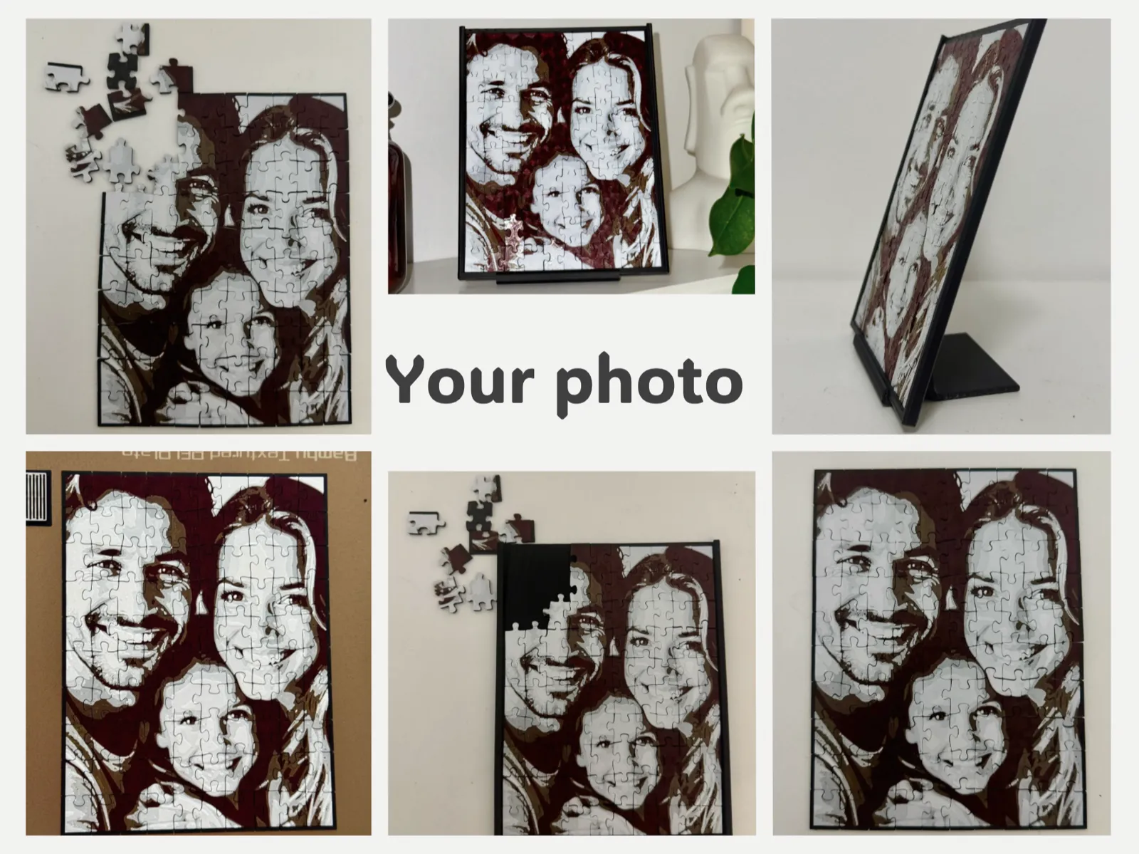 Easy to personalize Puzzle Vertical 100pcs Set