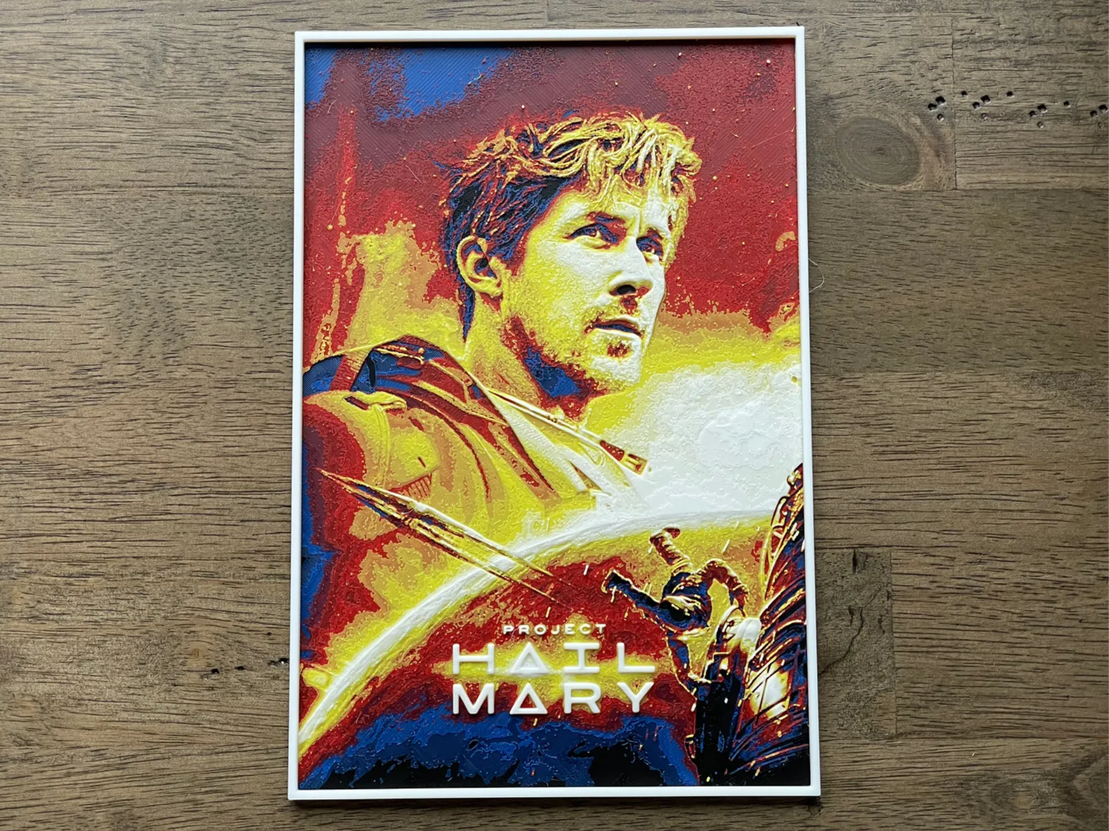 Project Hail Mary (2026) Hueforge Movie Poster