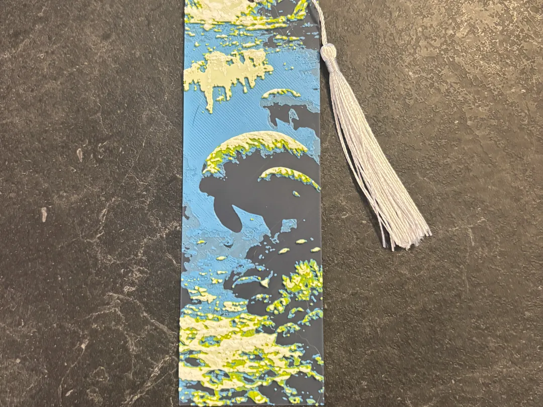 Manatee Reef Bookmark Hueforge