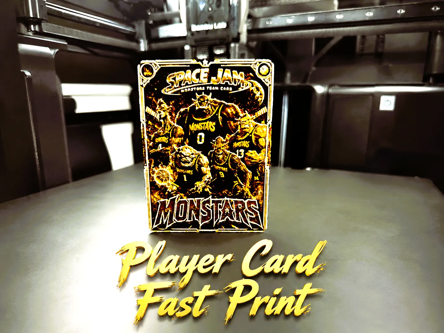 Space Jam Monstars Player Card