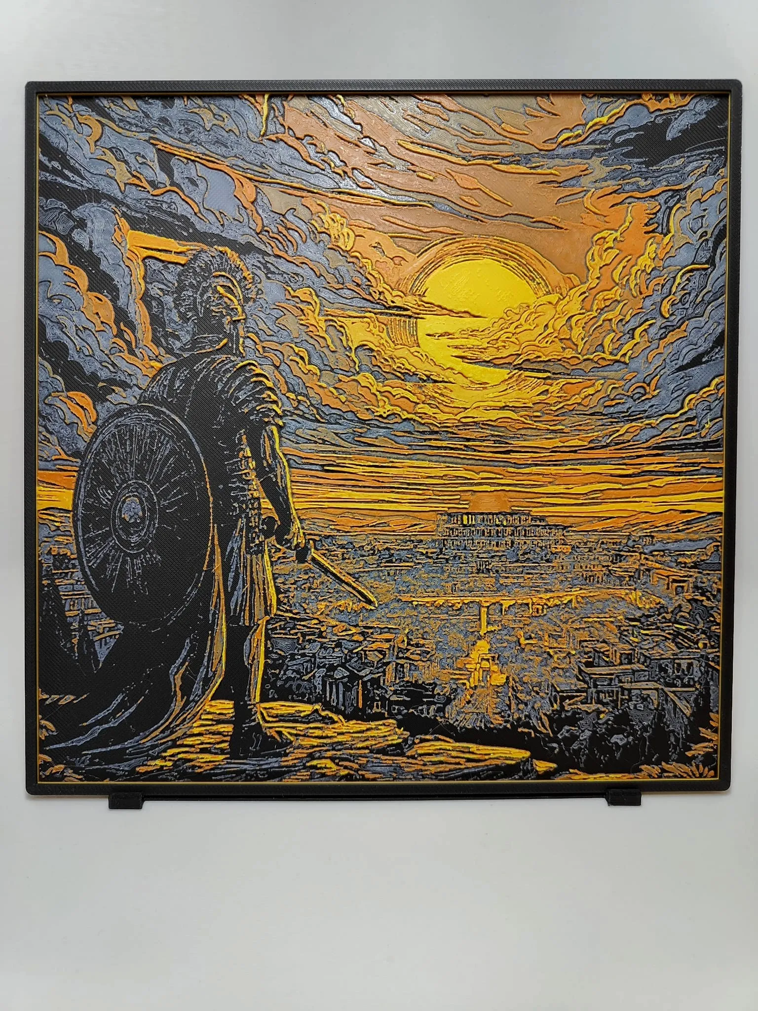Roman Centurion Sunset - Hueforge