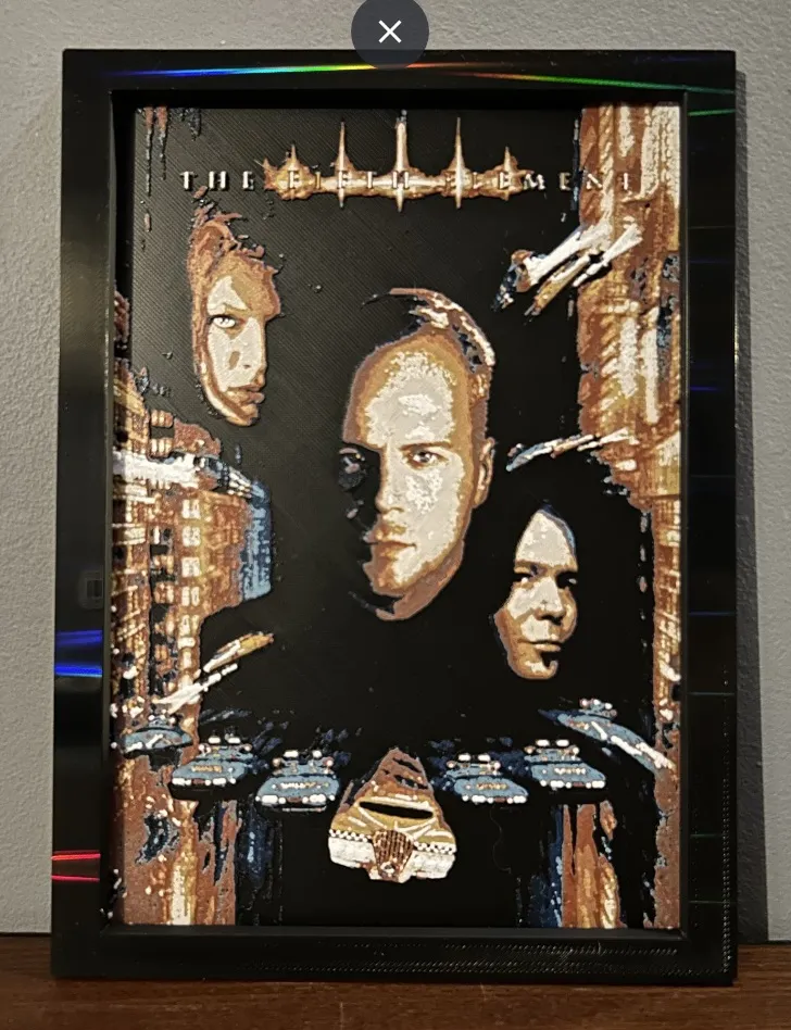 Hueforge Movie Poster - Fifth Element -