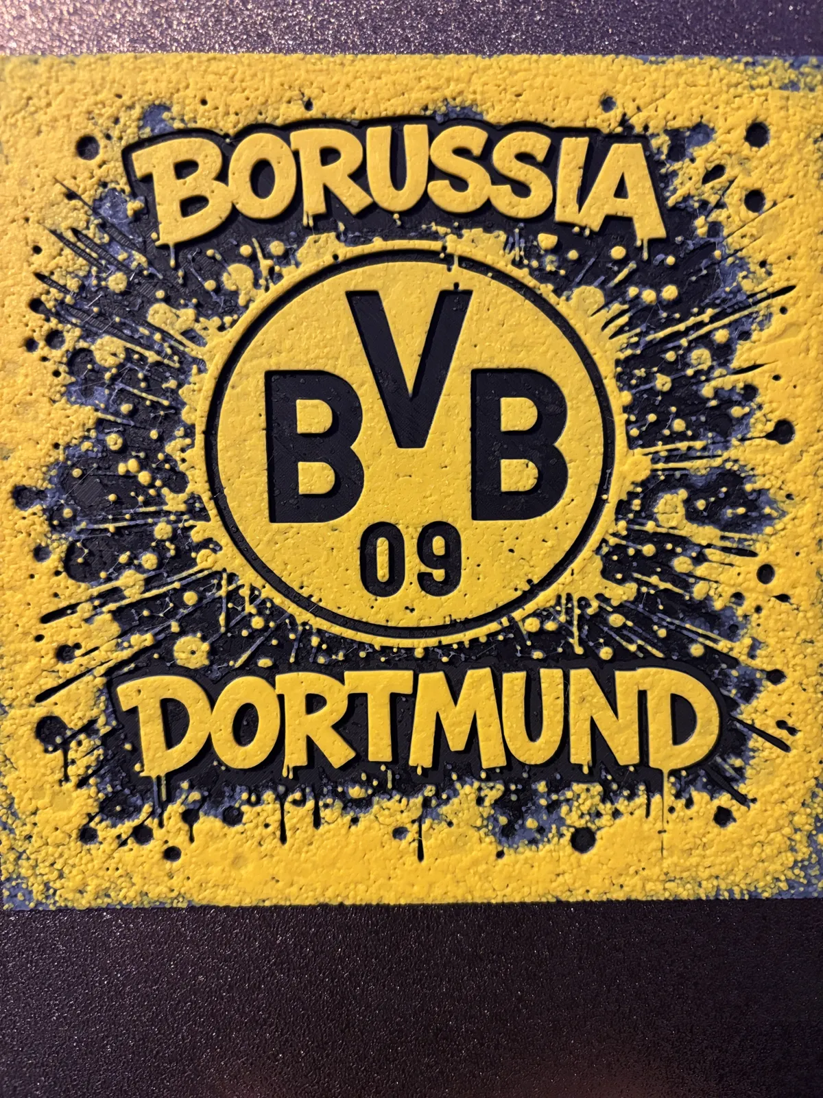Borussia Dortmund - BVB 09 - Graffiti Hueforge