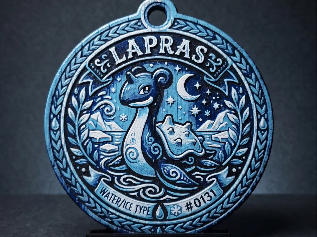 Pokemon - Lapras Medallion - 4 Colour