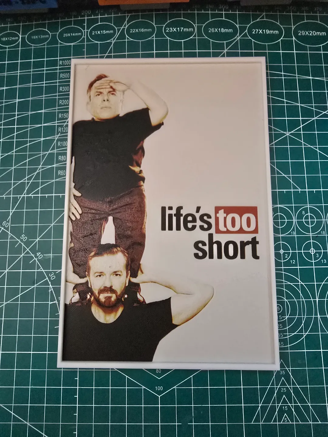 Life's Too Short Poster - Hueforge Art