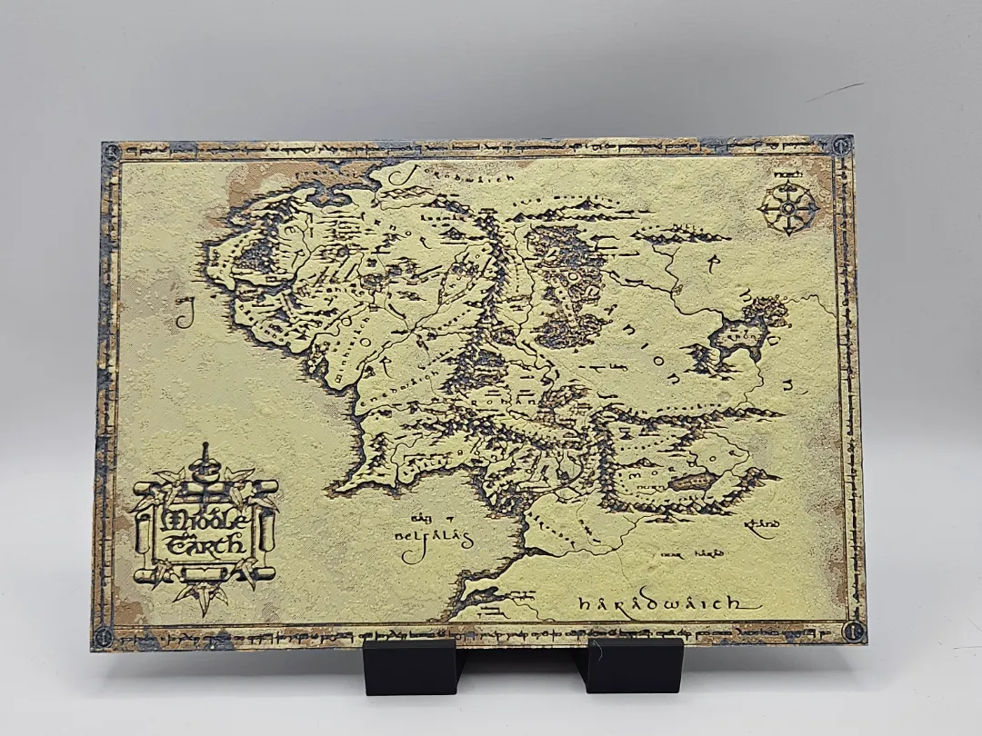Middle earth map - Hueforge