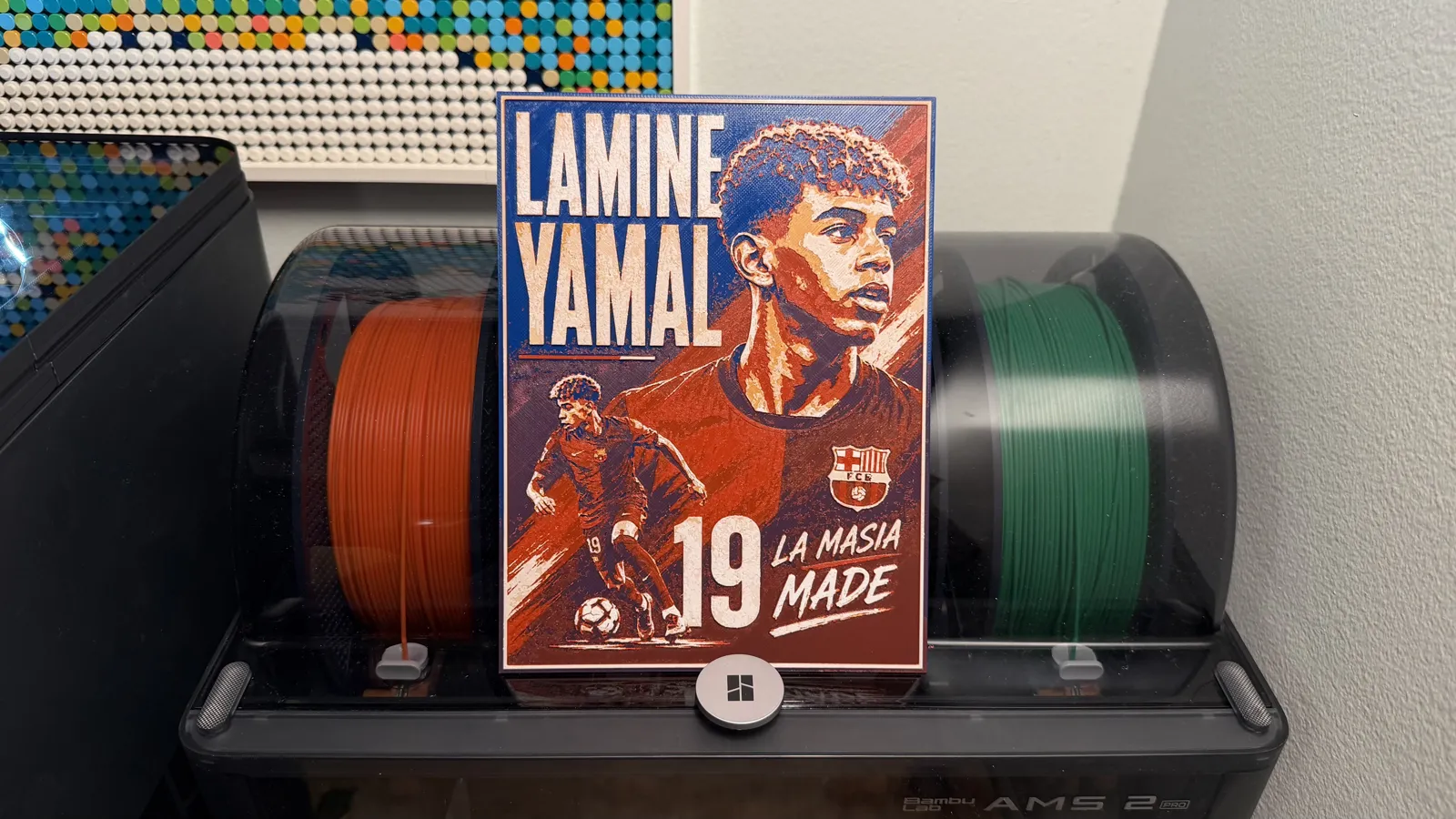 Spain Lamine Yamal World Cup Poster Style HueForge