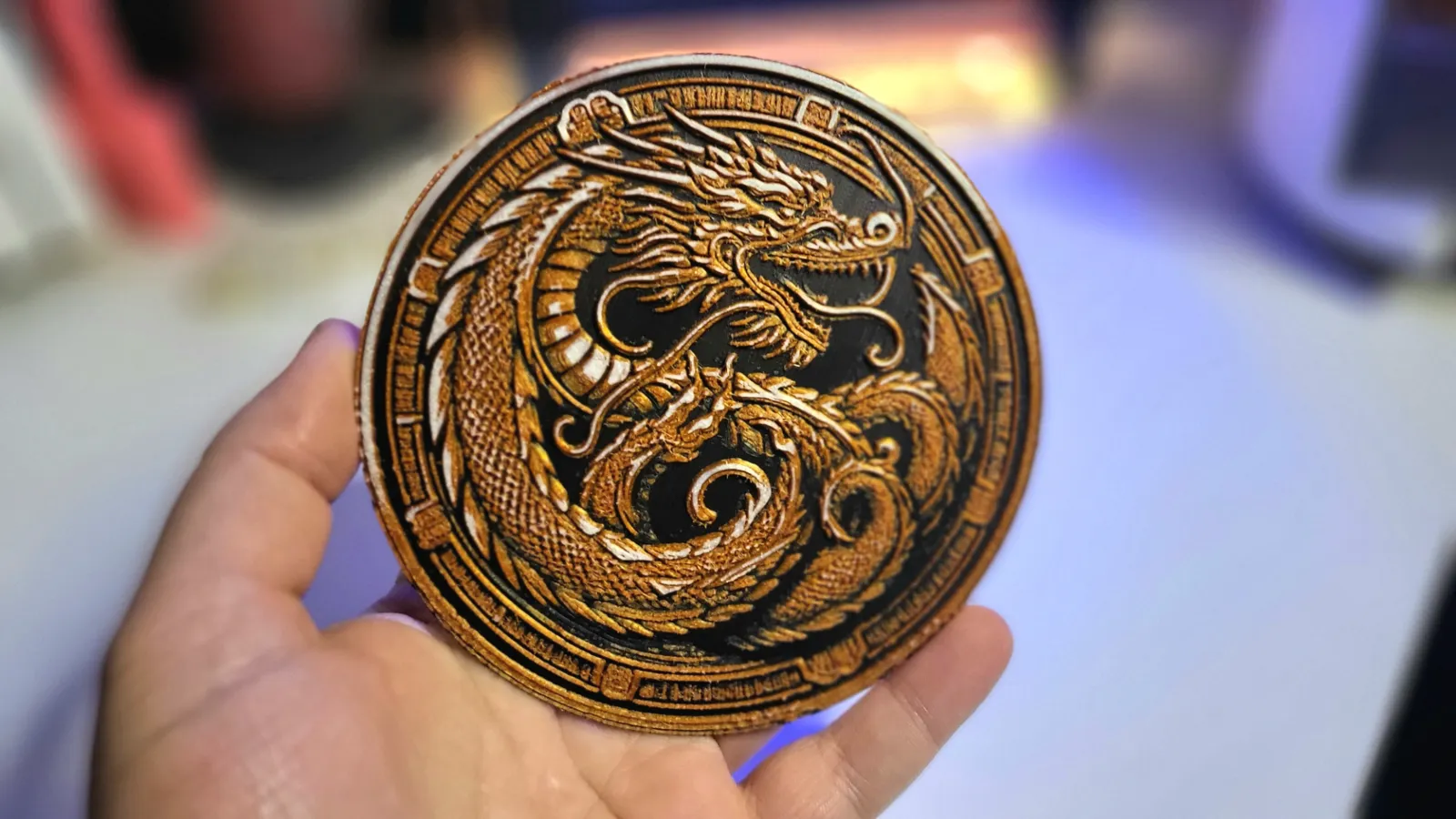 HueForge Dragon Emblem 2