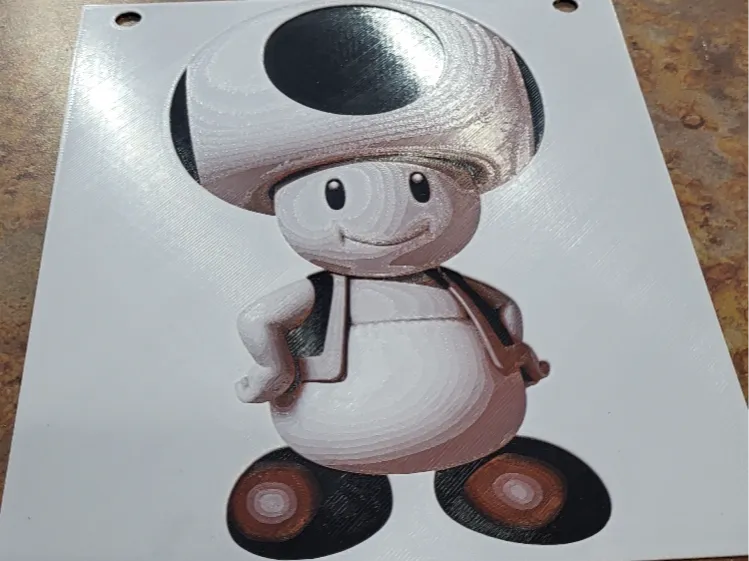 Toad From Mario (hue forge)