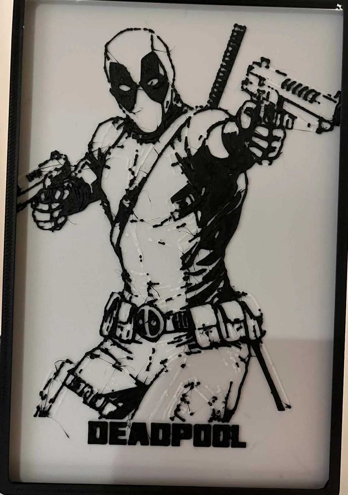 Back lit Deadpool Hue forge