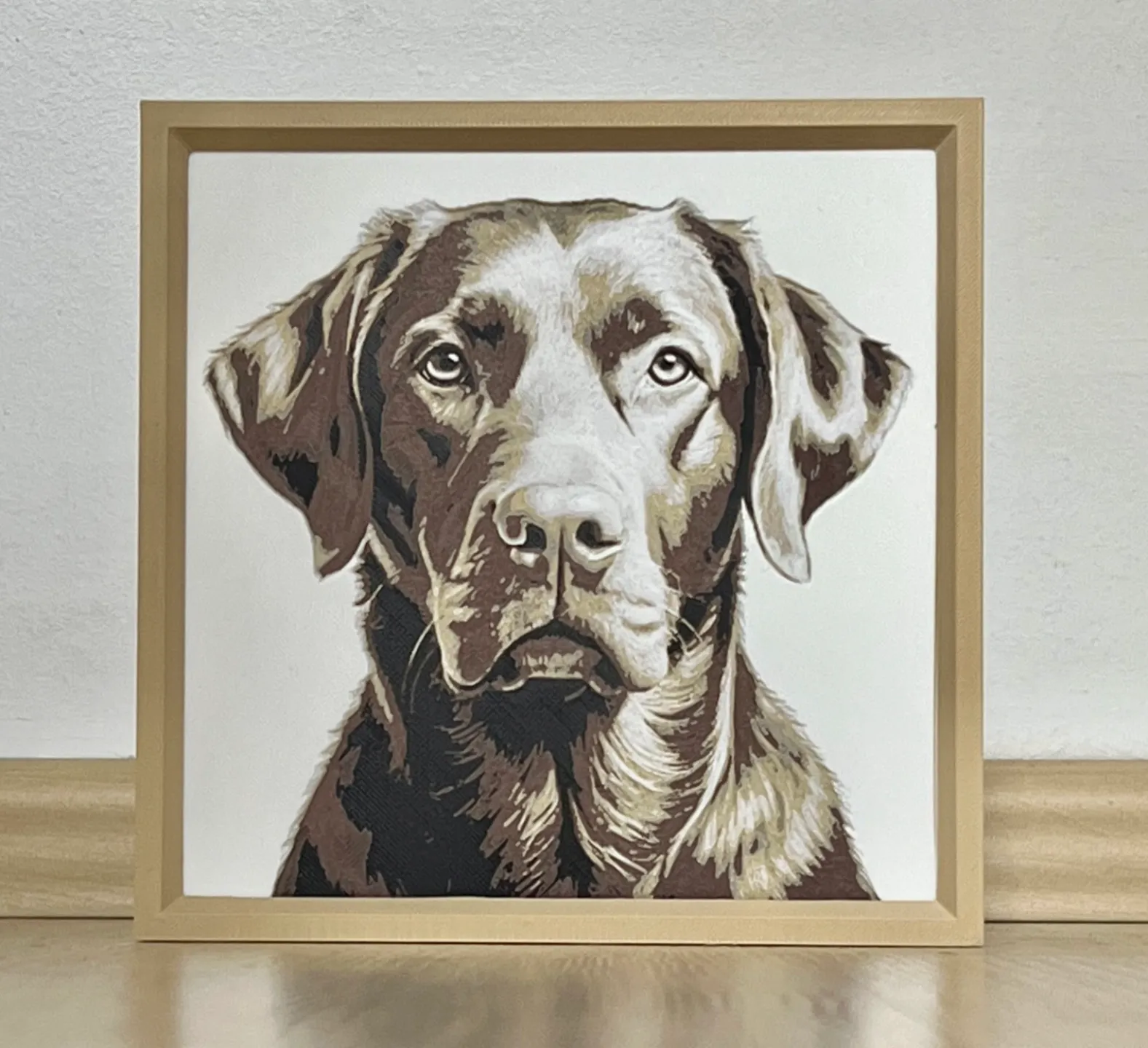Hueforge Otto- Retriever-Labby o.Frame/Rahmen