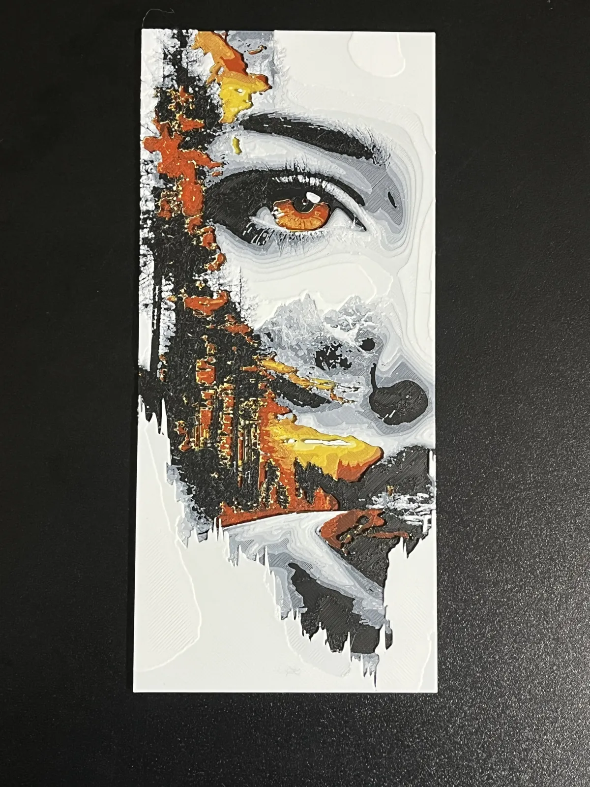 Autumn in Her Gaze Double Exposure Hueforge