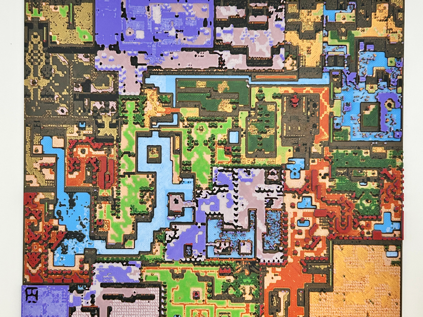 Oracle of Seasons Holodrum Map HueForge