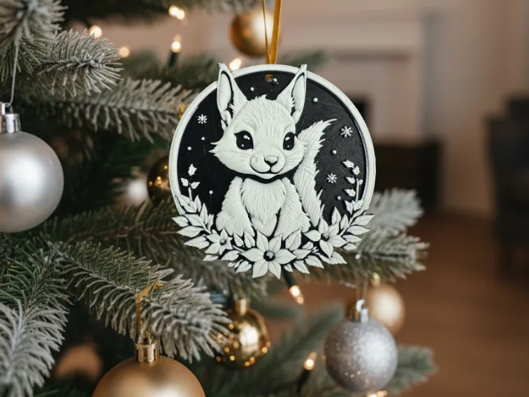 Christmas Squirrel Decoration
