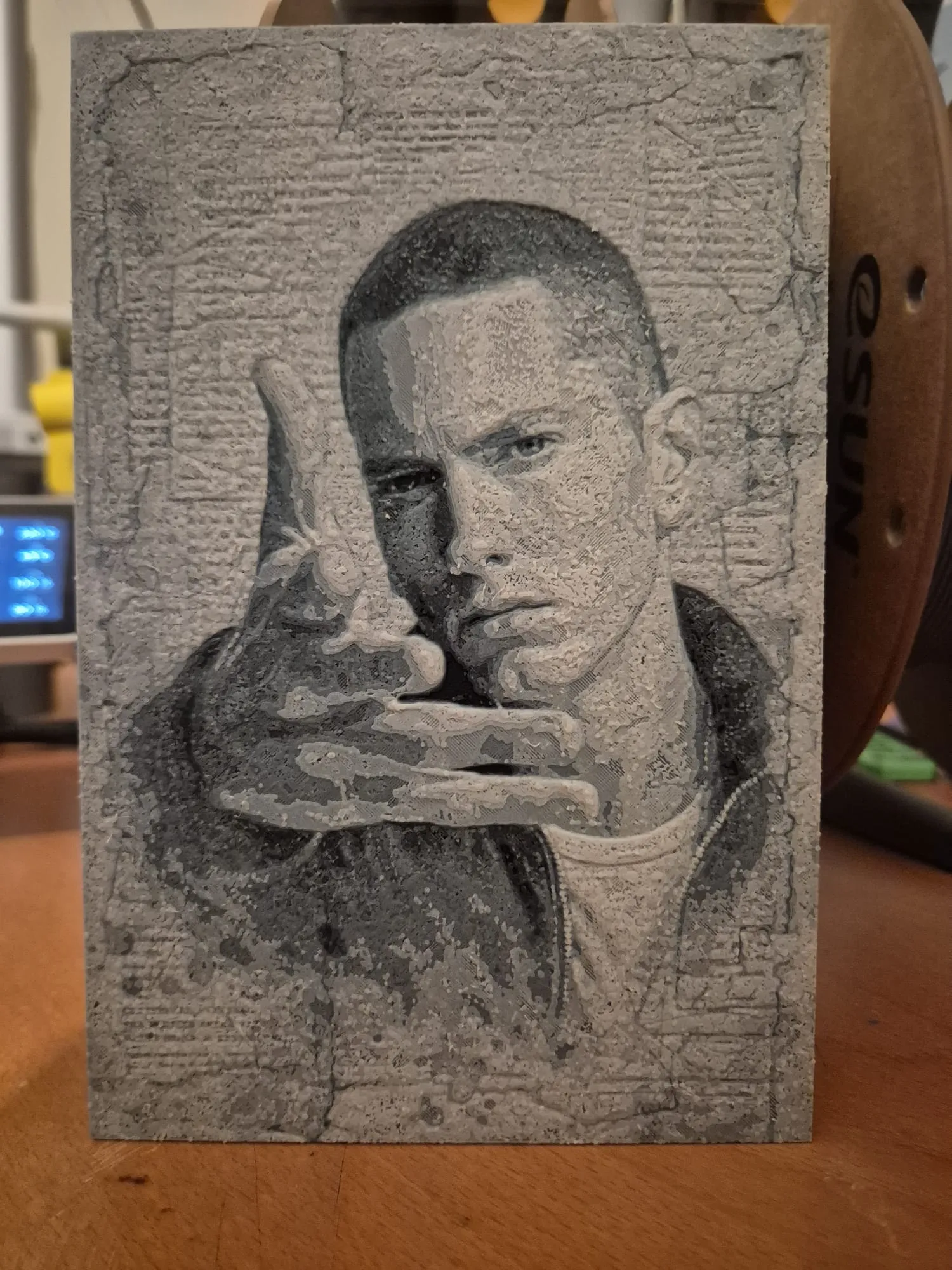 eminem paper cut hueforge