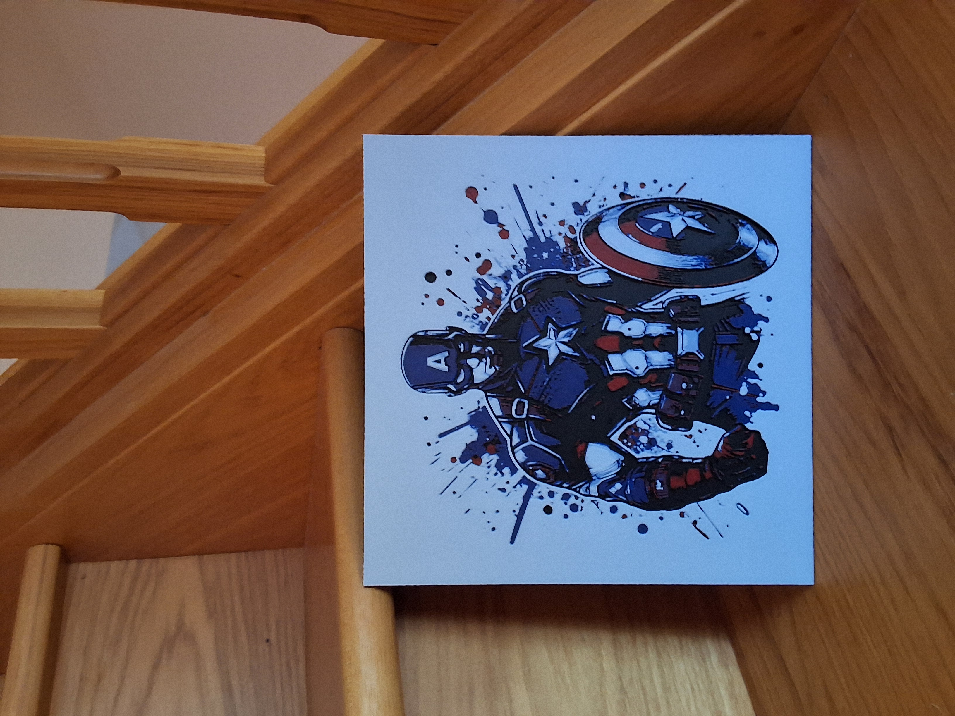 Captain America Hueforge