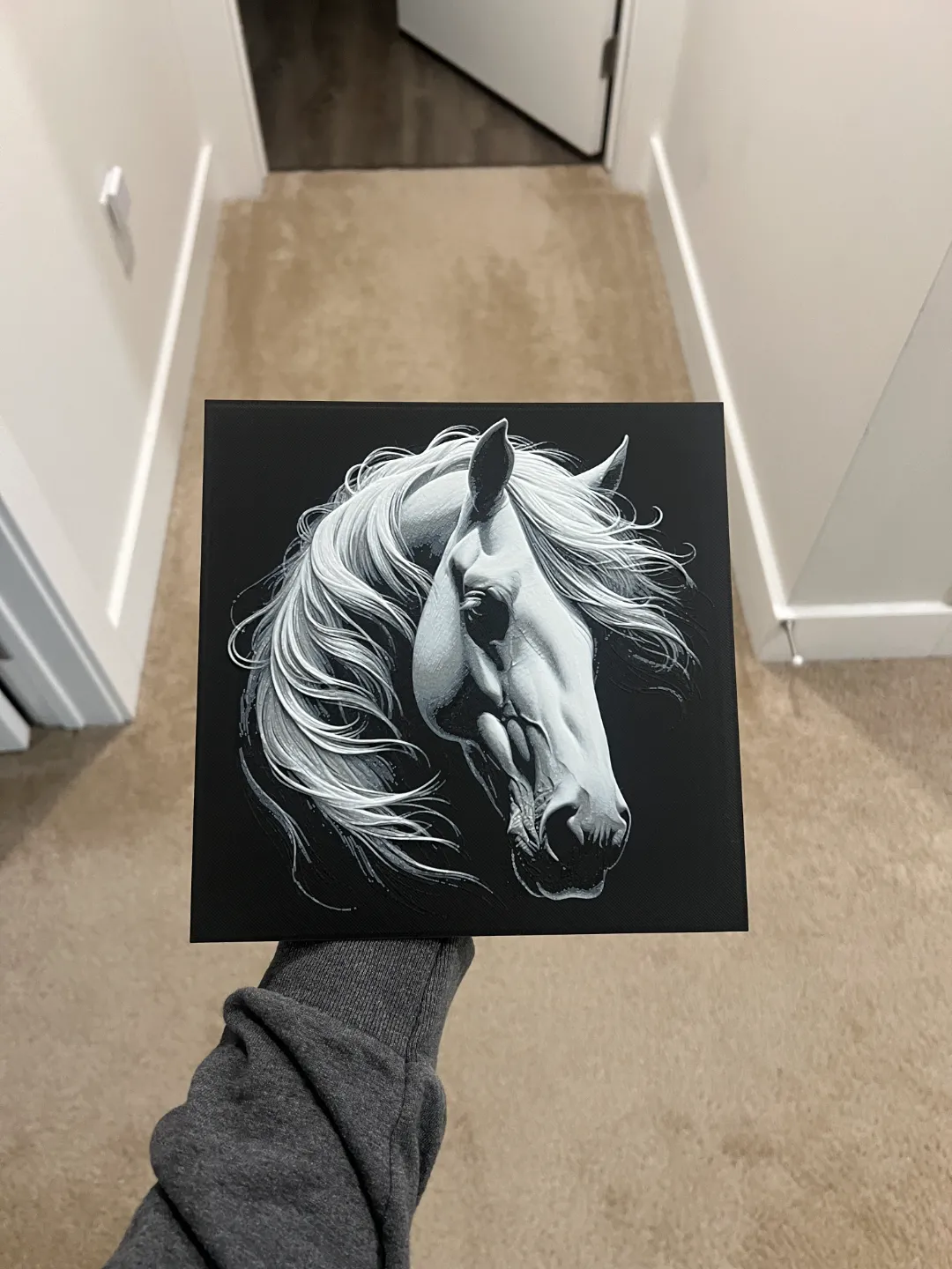 Horse Face Art Hueforge