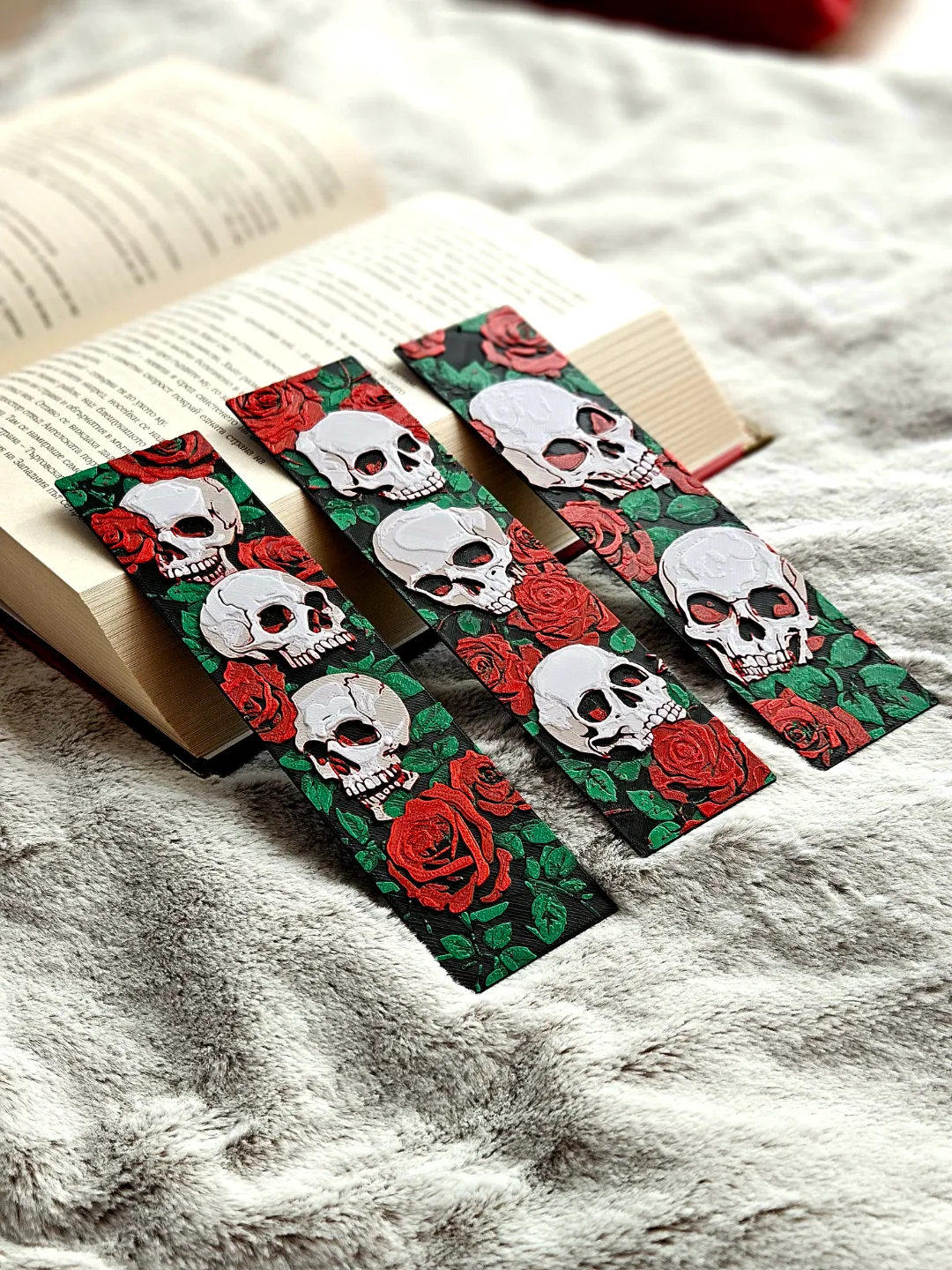 Skulls N' Roses - Bookmarks Set