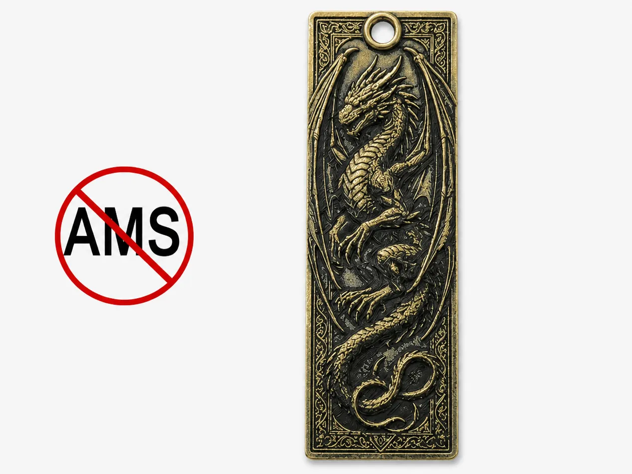 Fantasy Dragon bookmark Hueforge Chroma