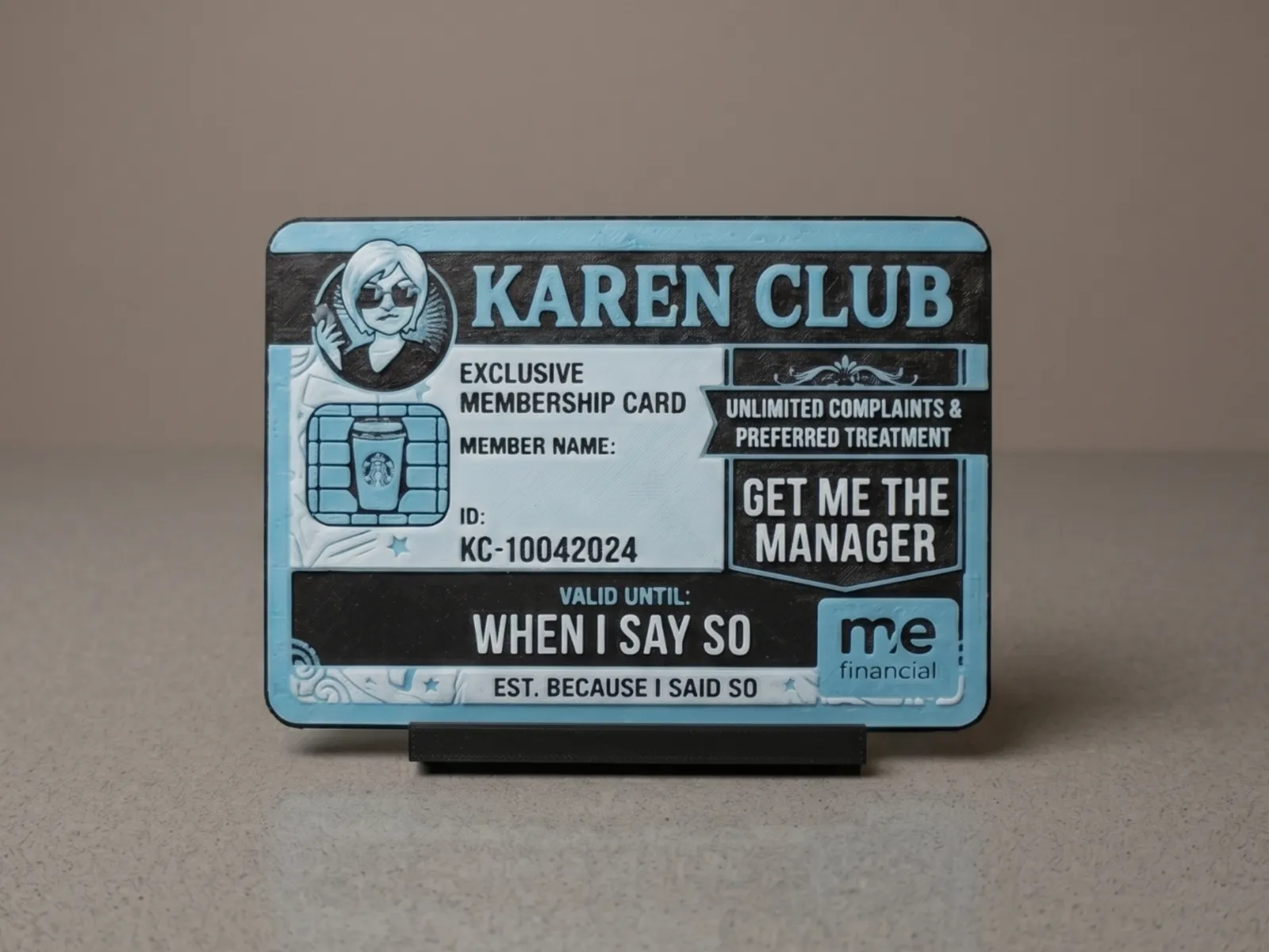 Karen Club - Prank Card